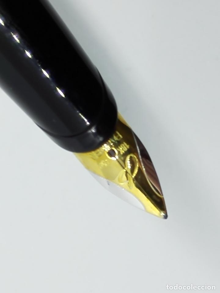 Plumas estilogr&aacute;ficas antiguas: PARKER ELLIPSE 18KT - Foto 4