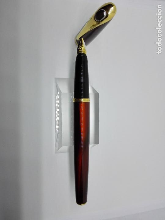 Plumas estilogr&aacute;ficas antiguas: PARKER ELLIPSE 18KT - Foto 1
