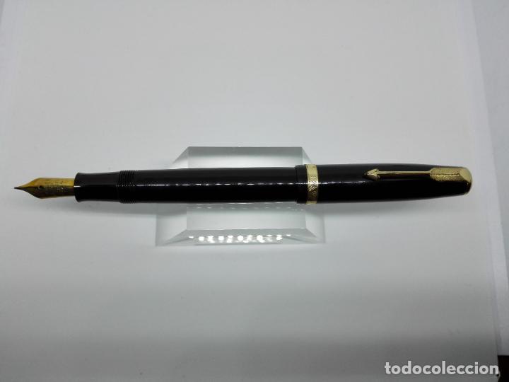 Plumas estilogr&aacute;ficas antiguas: PARKER DUOFOLD AF M&Aacute;XIMA 14 KT - Foto 3