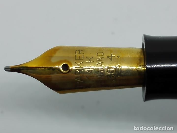 Plumas estilogr&aacute;ficas antiguas: PARKER DUOFOLD AF M&Aacute;XIMA 14 KT - Foto 6