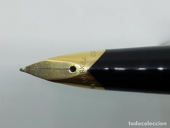 Plumas estilogr&aacute;ficas antiguas: PARKER 61 Custom 14KT - Foto 4