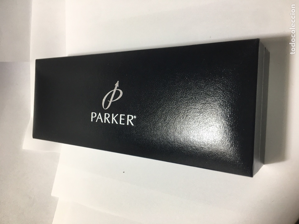 Plumas estilogr&aacute;ficas antiguas: Pluma Parker Frontier celuloide negro como nueva - Foto 10
