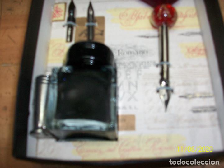 Plumas estilogr&aacute;ficas antiguas: SET DE ESCRITURA ITALIANO - Foto 2