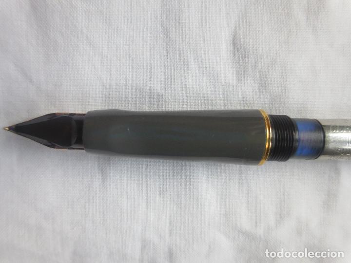 Plumas estilogr&aacute;ficas antiguas: PLUMA PARKER 65-VP- PLUMIN DE 14K - Foto 5
