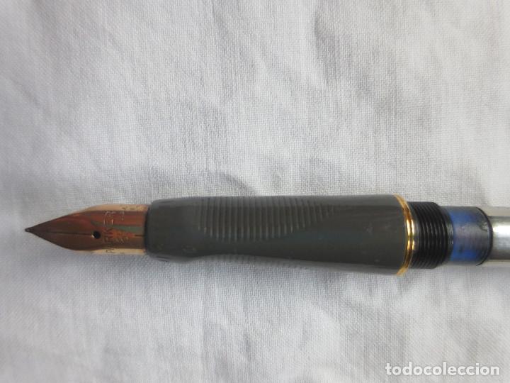 Plumas estilogr&aacute;ficas antiguas: PLUMA PARKER 65-VP- PLUMIN DE 14K - Foto 6