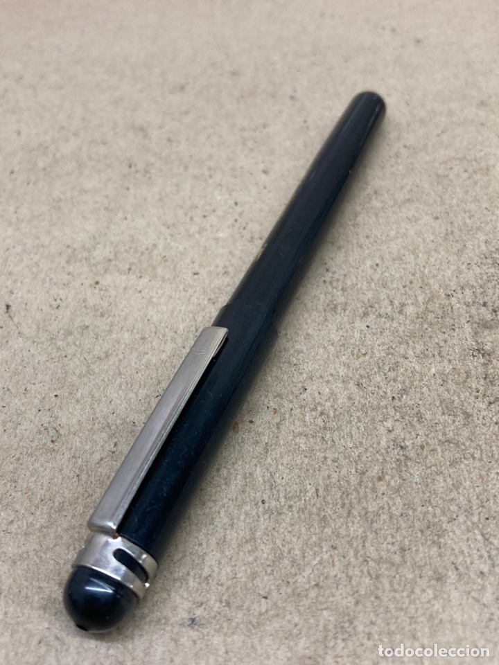 Plumas estilogr&aacute;ficas antiguas: Pluma Wallet lacado negro