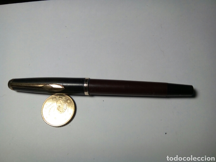 Plumas estilogr&aacute;ficas antiguas: Estilografica antigua sin marca visible - Foto 1
