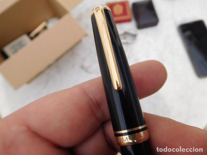 Plumas estilogr&aacute;ficas antiguas: Pluma estilogr&aacute;fica Montblanc modelo 252 - Foto 4