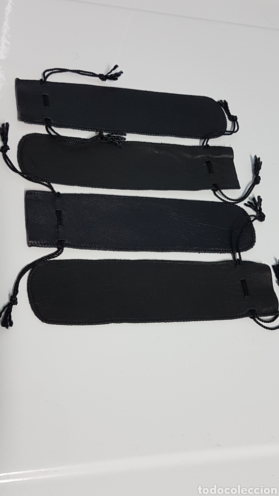 Plumas estilogr&aacute;ficas antiguas: 4 FUNDAS PARA PLUMAS DE PIEL - Foto 5