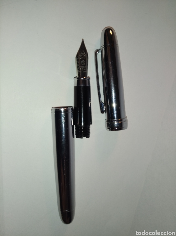 Plumas estilogr&aacute;ficas antiguas: Lote dos plumas Iridium. Point y Genius. - Foto 3