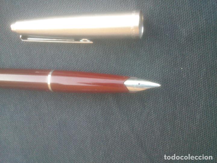 Plumas estilogr&aacute;ficas antiguas: PLUMA INOXCROM 77. MADE IN SPAIN. GRANATE. - Foto 1