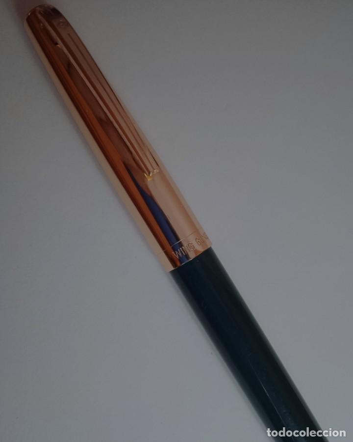 Plumas estilogr&aacute;ficas antiguas: ESTILOGRAFICA WING SUNG SIN USAR. - Foto 3