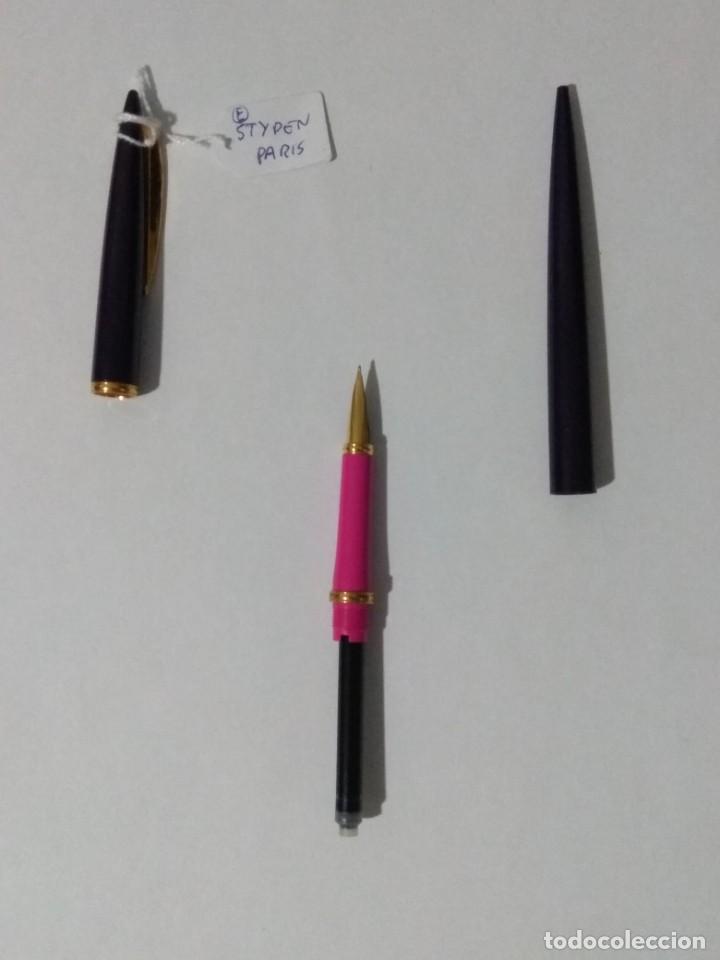 Plumas estilogr&aacute;ficas antiguas: ESTILOGR&Aacute;FICA STYPEN MOD PARIS. - Foto 4