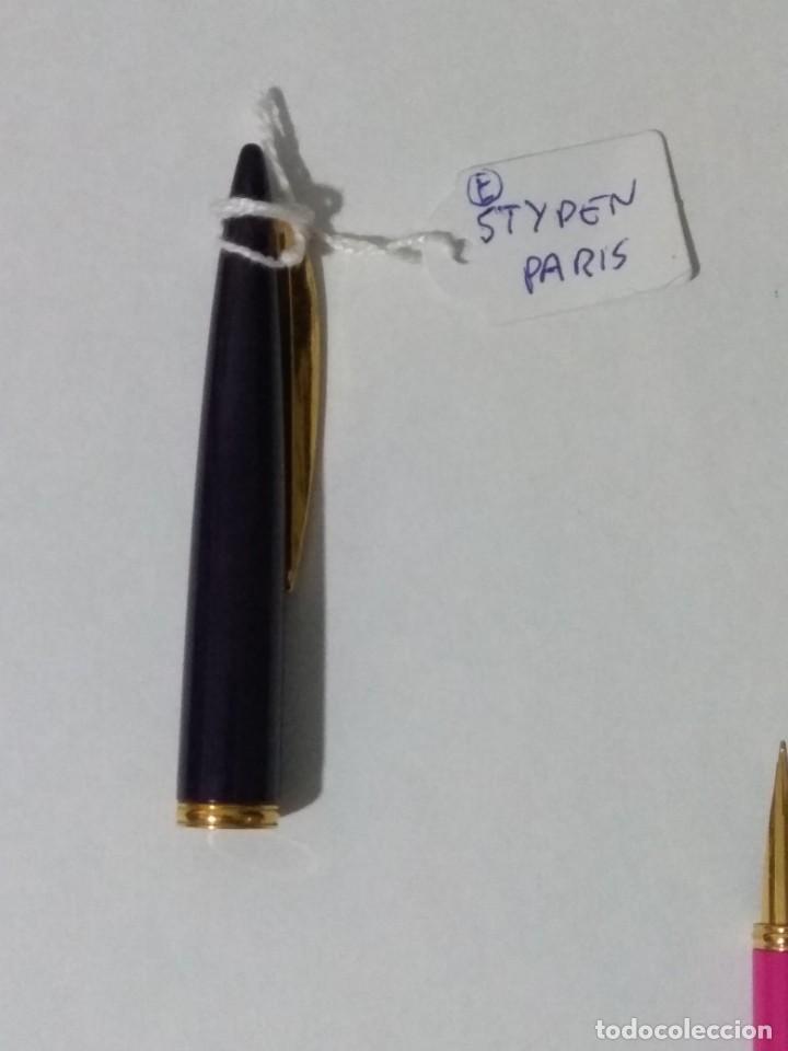 Plumas estilogr&aacute;ficas antiguas: ESTILOGR&Aacute;FICA STYPEN MOD PARIS. - Foto 5