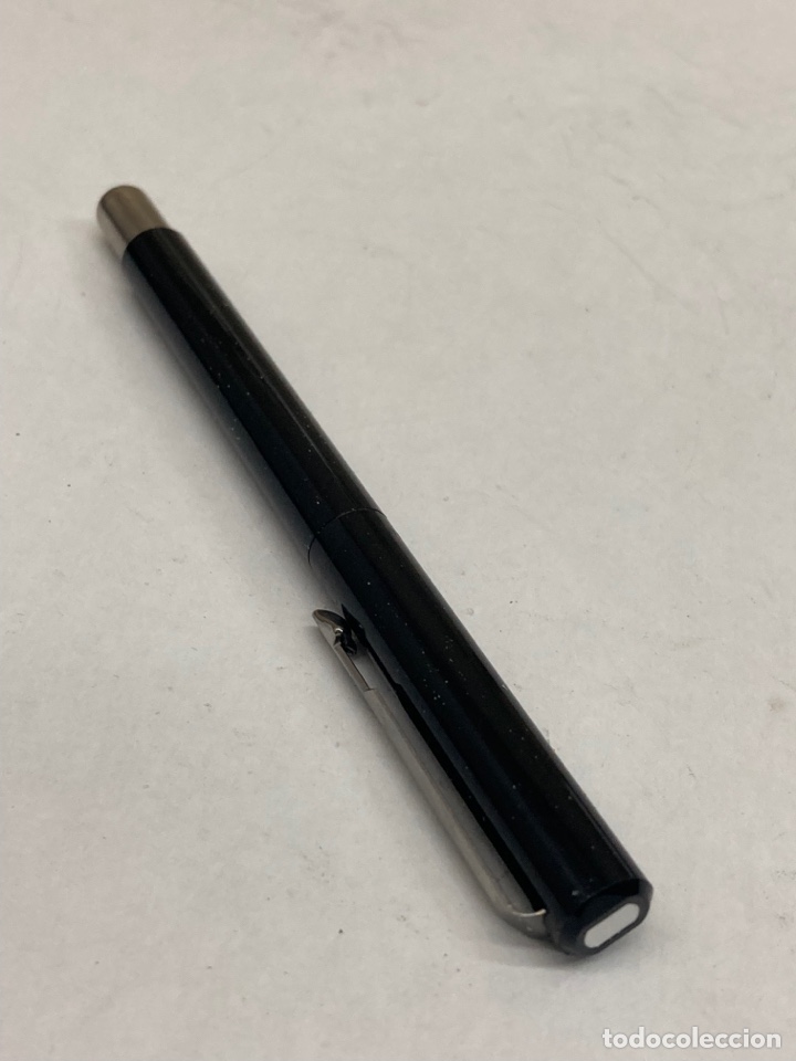 Plumas estilogr&aacute;ficas antiguas: Pluma Parker celuloide negro - Foto 3