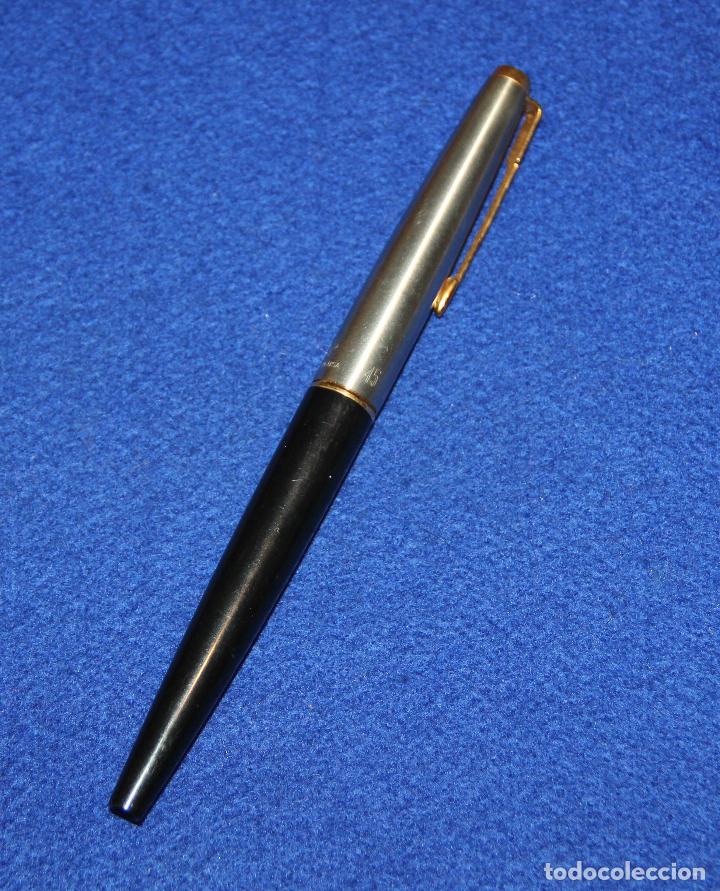 Plumas estilogr&aacute;ficas antiguas: PARKER 45 DE LUXE PLUMIN ORO - Foto 4