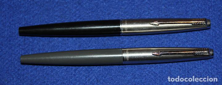 Plumas estilogr&aacute;ficas antiguas: 2 PLUMAS ESTILOGRAFICAS PARKER 45 - Foto 6