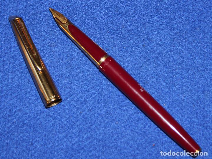 Plumas estilogr&aacute;ficas antiguas: WATERMAN CF PLUMIN ORO 18K - Foto 4