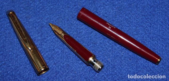 Plumas estilogr&aacute;ficas antiguas: WATERMAN CF PLUMIN ORO 18K - Foto 6