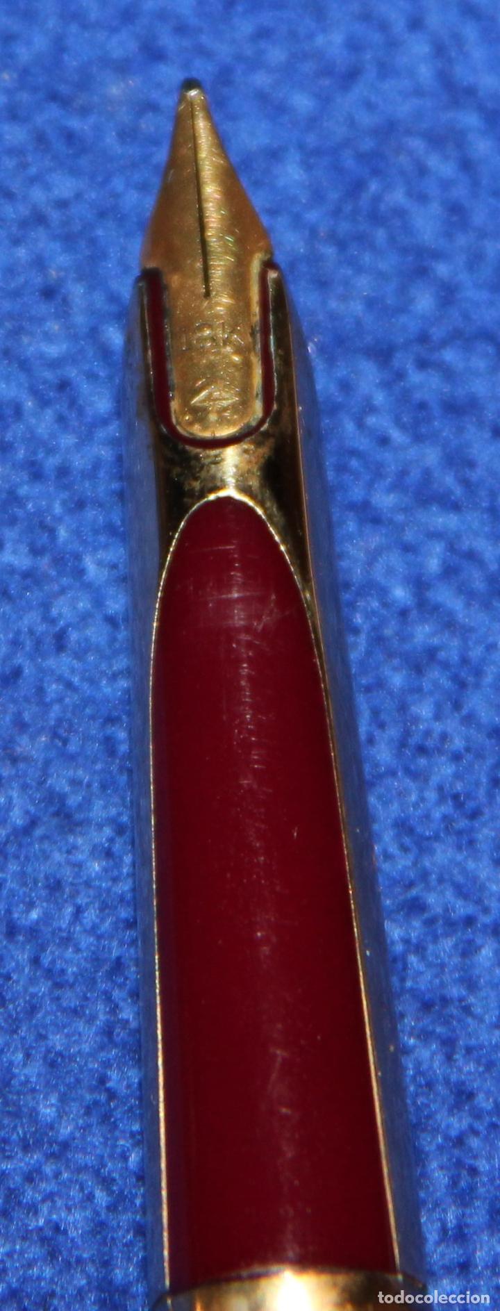 Plumas estilogr&aacute;ficas antiguas: WATERMAN CF PLUMIN ORO 18K - Foto 8