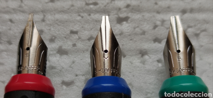 Plumas estilogr&aacute;ficas antiguas: Set de caligraf&iacute;a SHEAFFER - Foto 2