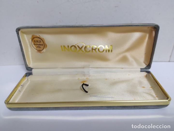 Plumas estilogr&aacute;ficas antiguas: ESTUCHE PARA PLUMA INOXCROM - Foto 1