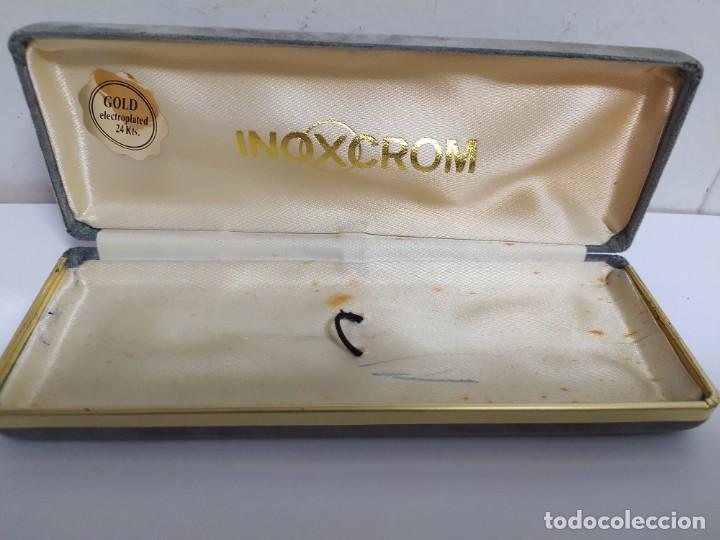 Plumas estilogr&aacute;ficas antiguas: ESTUCHE PARA PLUMA INOXCROM - Foto 3