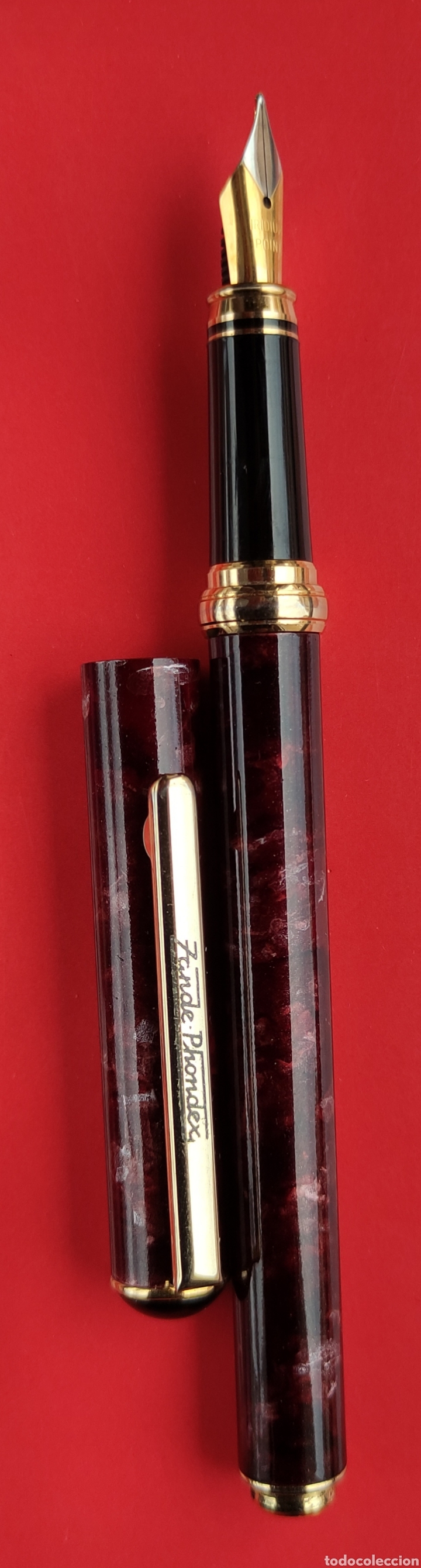 Plumas estilogr&aacute;ficas antiguas: Pluma estilografica ZANDE PHONDEX - Foto 4