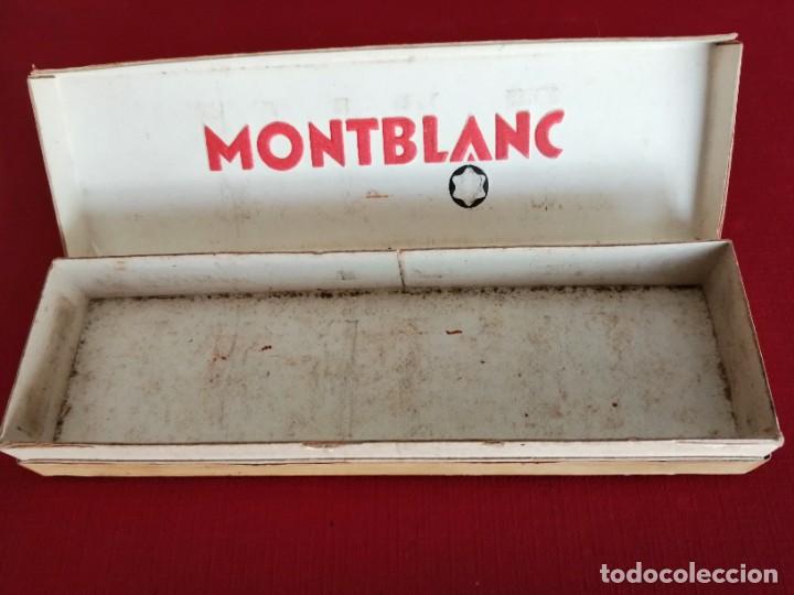 Plumas estilogr&aacute;ficas antiguas: Antigua Caja MONTBLANC - Foto 2