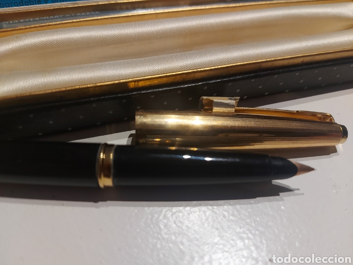 Plumas estilogr&aacute;ficas antiguas: Pluma Parker 45 con cartuchos - Foto 4