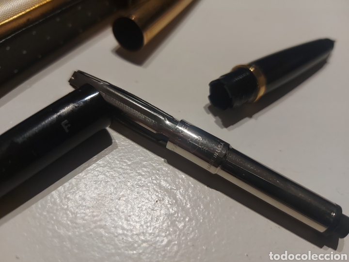 Plumas estilogr&aacute;ficas antiguas: Pluma Parker 45 con cartuchos - Foto 5