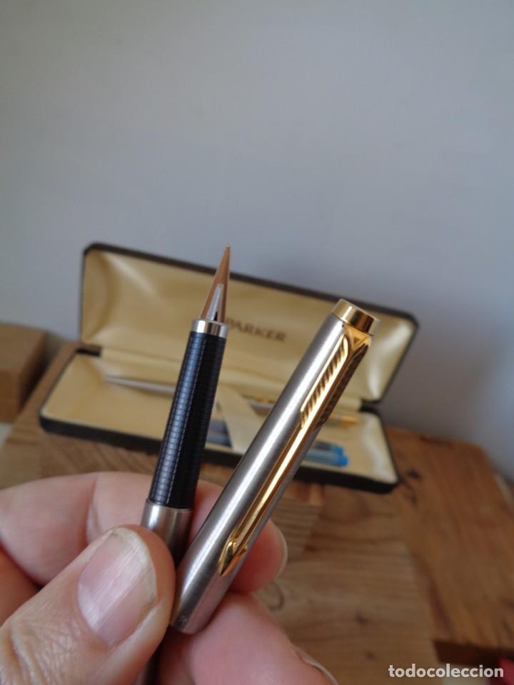 Plumas estilogr&aacute;ficas antiguas: &iexcl;&iexcl; ESTUCHE PARKER. : $ Made in USA. $ !! - Foto 15