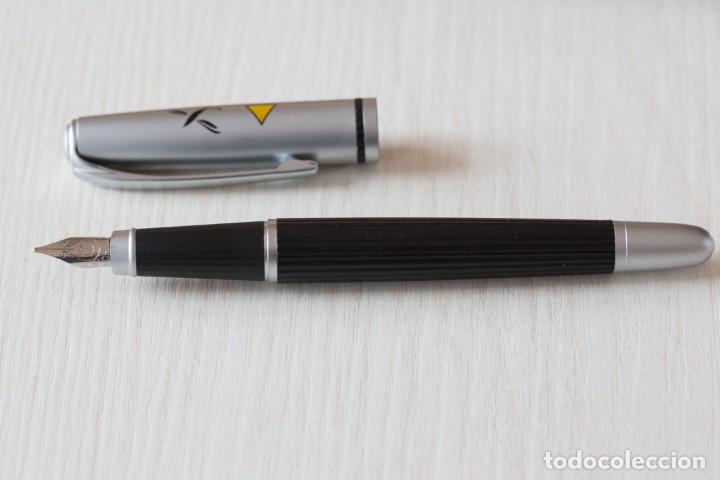 Plumas estilogr&aacute;ficas antiguas: Pluma de publicidad Novartis - Foto 3