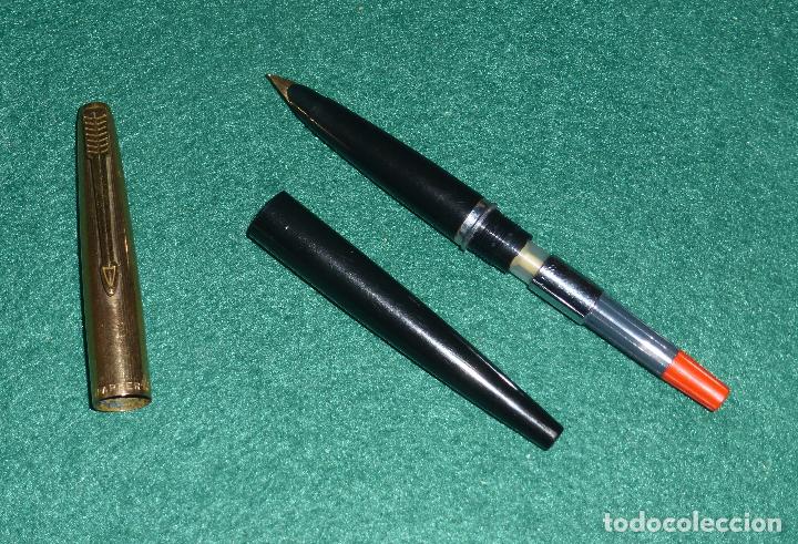 Plumas estilogr&aacute;ficas antiguas: PLUMA ESTILOGRAFICA PARKER 45 CUSTOM - Foto 9