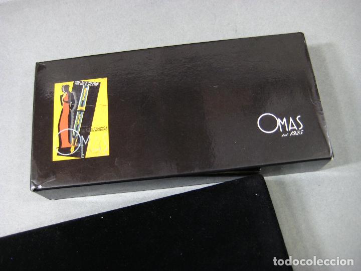 Plumas estilogr&aacute;ficas antiguas: CAJA Y ESTUCHE DE PLUMAS ESTILOGR&Aacute;FICAS OMAS - Foto 2