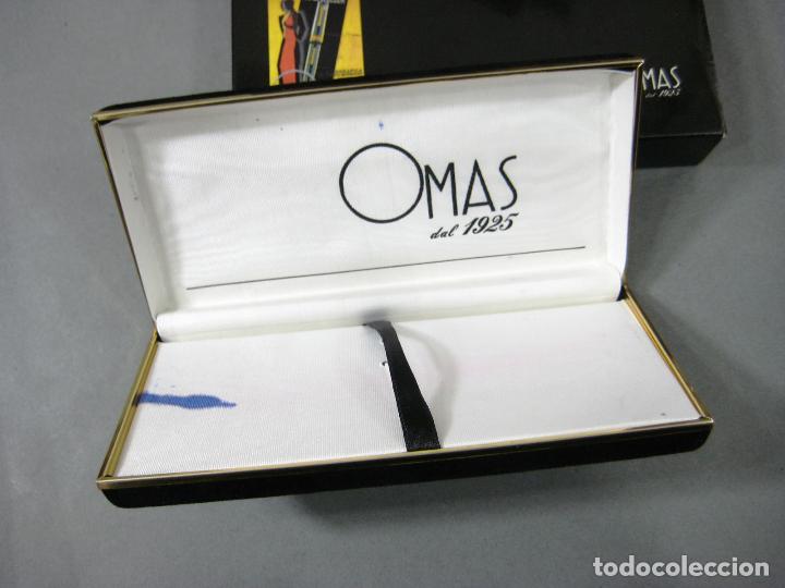 Plumas estilogr&aacute;ficas antiguas: CAJA Y ESTUCHE DE PLUMAS ESTILOGR&Aacute;FICAS OMAS - Foto 3