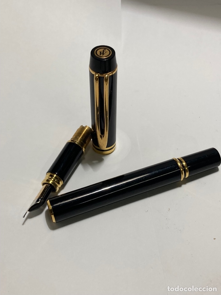 WATERMAN IDEAL PARIS 18K 750 万年筆+カートリッジ waterman - pluma - ideal paris 18k gold 750 plu - Buy Antique