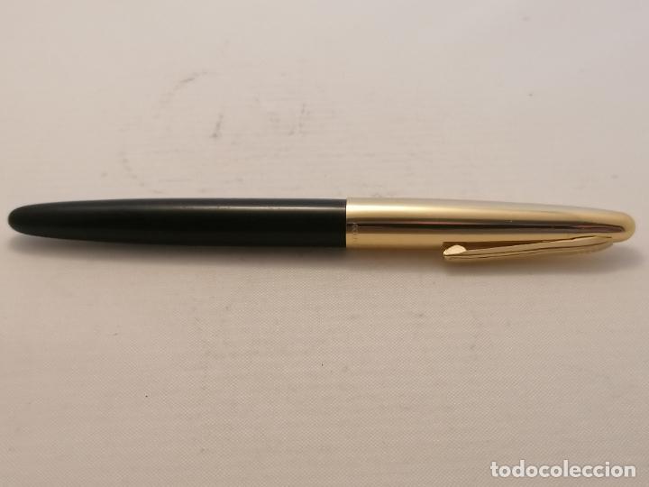 Alte F&uuml;llfederhalter: PLUMA ESTILOGRAFICA, GOLDEN STAR 555, CHINA