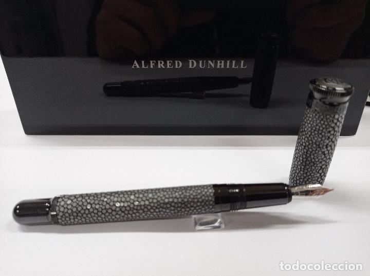 Plumas estilogr&aacute;ficas antiguas: ALFRED DUNHILL -SENTRYMAN- GREY SHAGREEN. Edici&oacute;n Limitada. - Foto 7
