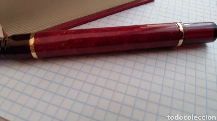 Plumas estilogr&aacute;ficas antiguas: Waterman Laureat - Rojo y Dorado - Foto 3