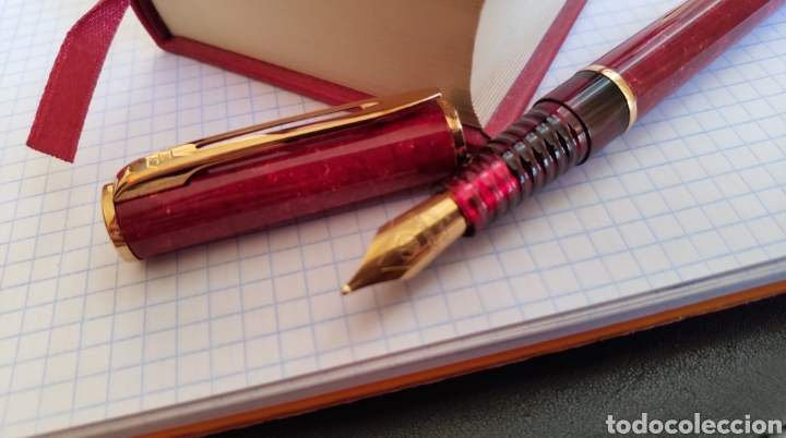 Plumas estilogr&aacute;ficas antiguas: Waterman Laureat - Rojo y Dorado - Foto 4