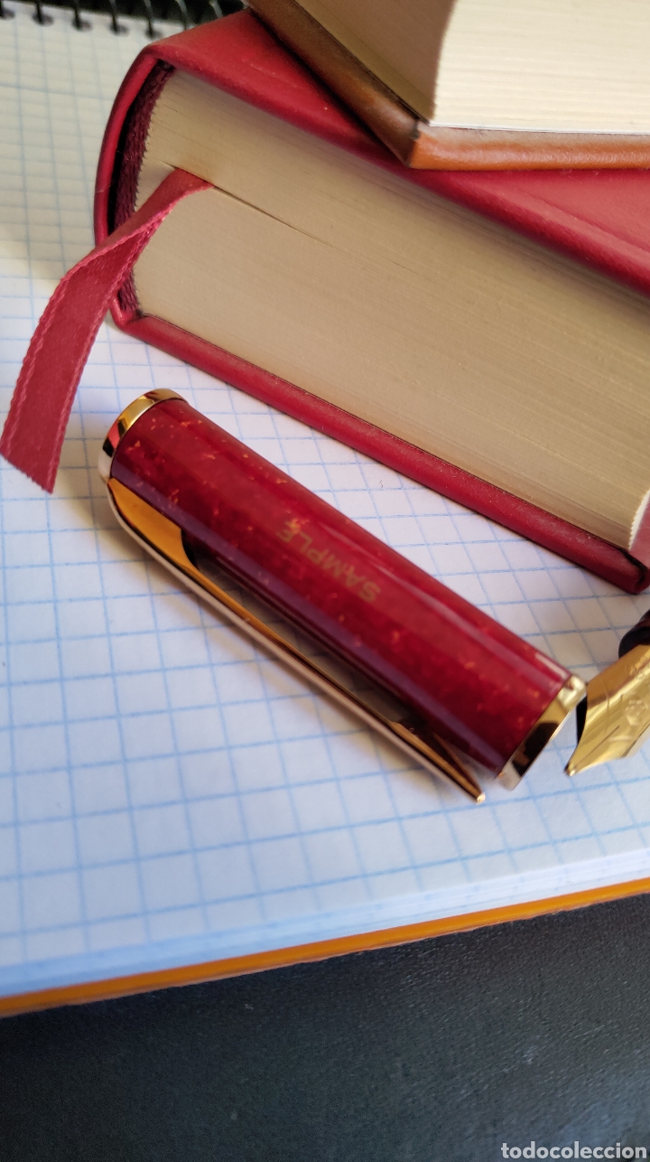 Plumas estilogr&aacute;ficas antiguas: Waterman Laureat - Rojo y Dorado - Foto 5