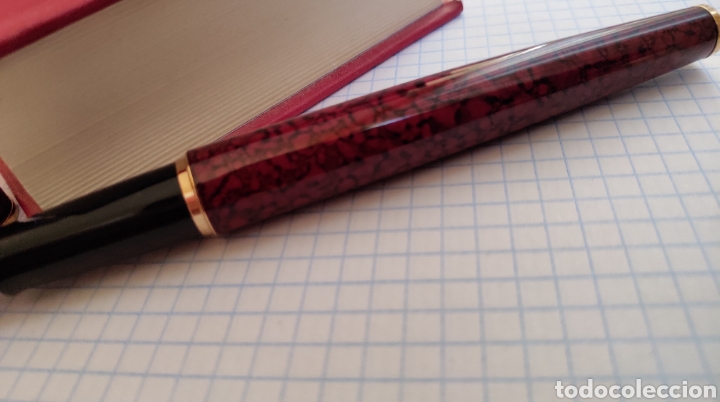 Plumas estilogr&aacute;ficas antiguas: Waterman H&eacute;misph&egrave;re - Marr&oacute;n y Dorado - Foto 2