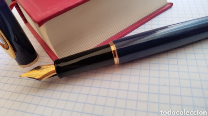 Plumas estilogr&aacute;ficas antiguas: Waterman H&eacute;misph&egrave;re - Azul y Dorado - Foto 2