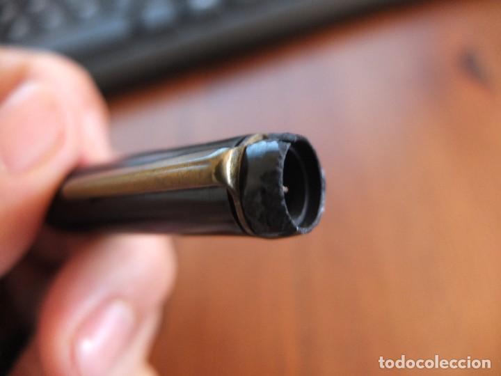 Plumas estilogr&aacute;ficas antiguas: Antigua pluma Tiger, plum&iacute;n onix 2297 - Foto 4