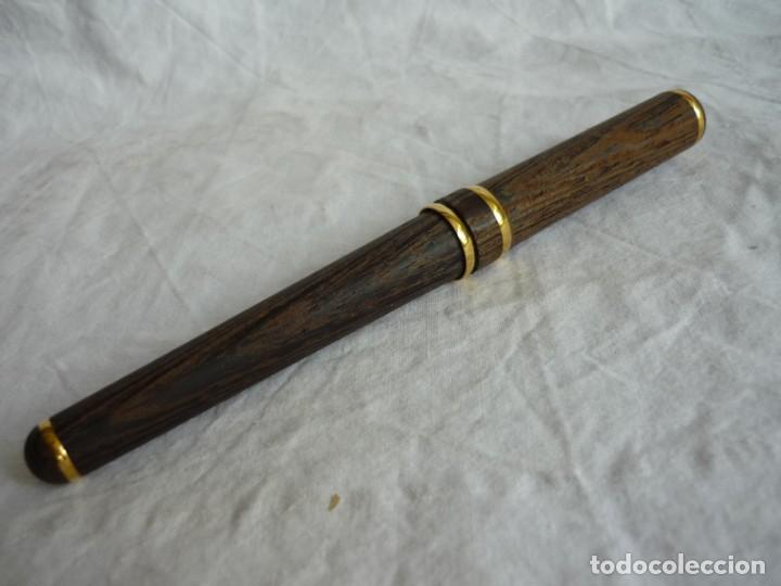 Plumas estilogr&aacute;ficas antiguas: Pluma estilogr&aacute;fica en madera DH M Daniel Hechter - Foto 6