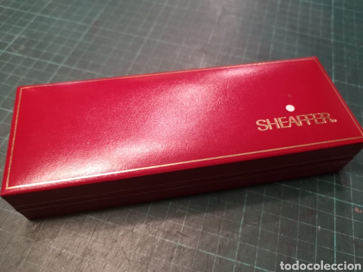 Plumas estilogr&aacute;ficas antiguas: Pluma Sheaffer con estuche - Foto 3