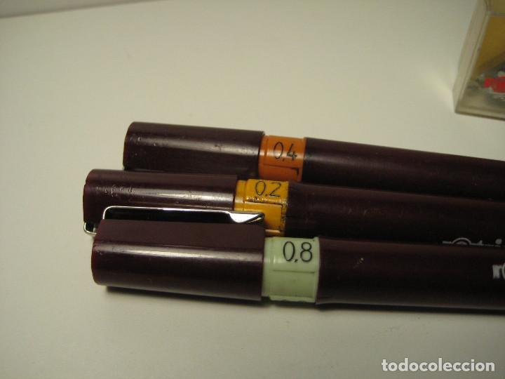 Plumas estilogr&aacute;ficas antiguas: ESTILOGRAFOS ROTRING 2000 Y ADAPTADOR COMPAS - Foto 4