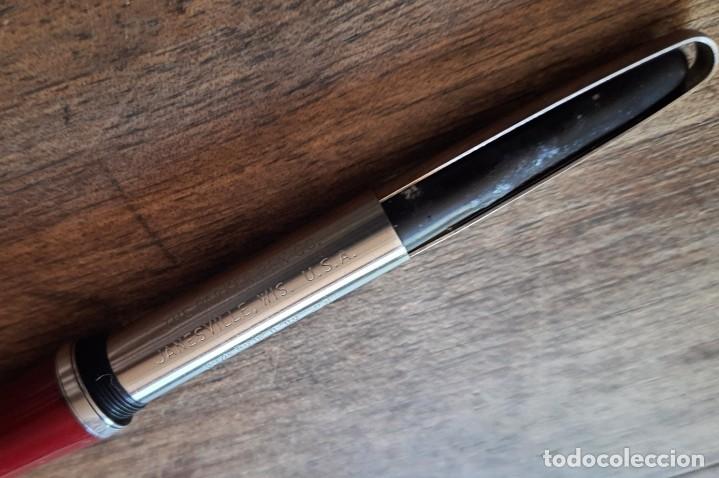 Plumas estilogr&aacute;ficas antiguas: Pluma estilogr&aacute;fica Parker USA - Foto 3