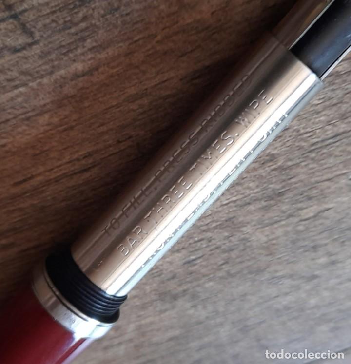 Plumas estilogr&aacute;ficas antiguas: Pluma estilogr&aacute;fica Parker USA - Foto 4
